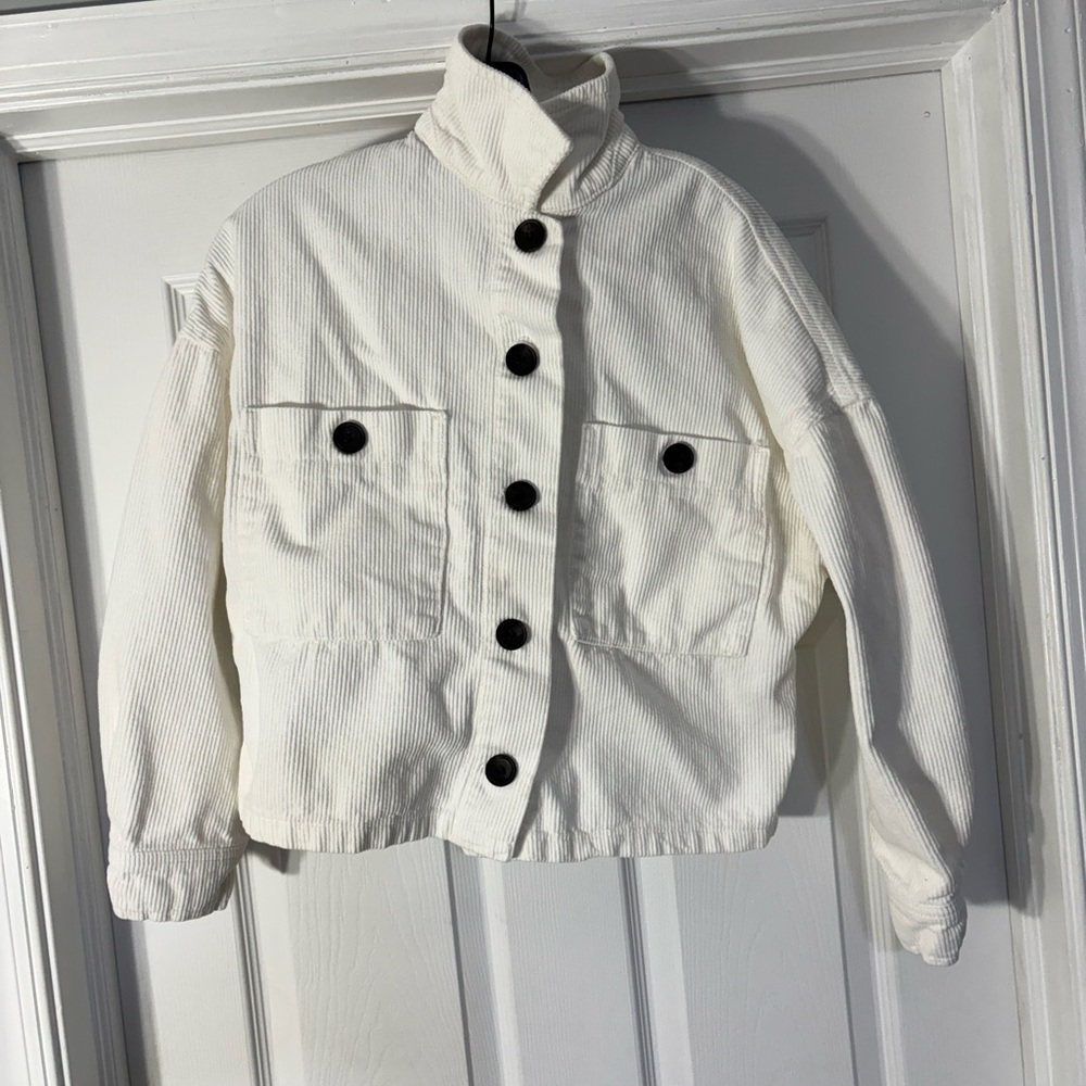 Zara Cream Corduroy Jacket